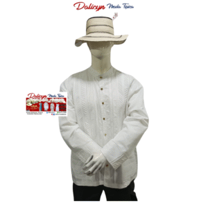 Camisilla manga larga con 6 líneas de espigueta - Talla L