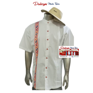 Camisilla estilizada Blanca Manga Corta - Talla XXL