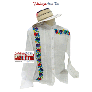 Camisilla Manga Larga estilizada Zurcida a mano - Talla M