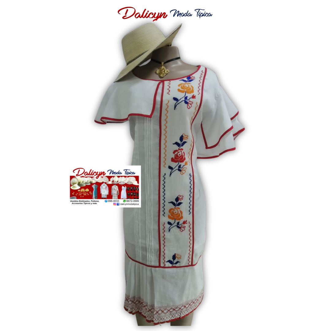 Vestido Estilo Ocueño - Talla L
