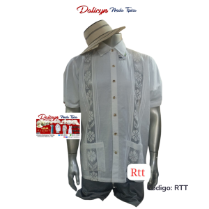 Camisilla Blanca con Trabajo en Pajita - Código RTT
