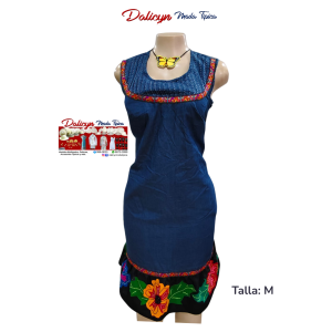 Vestido Jean con Mola - Talla M