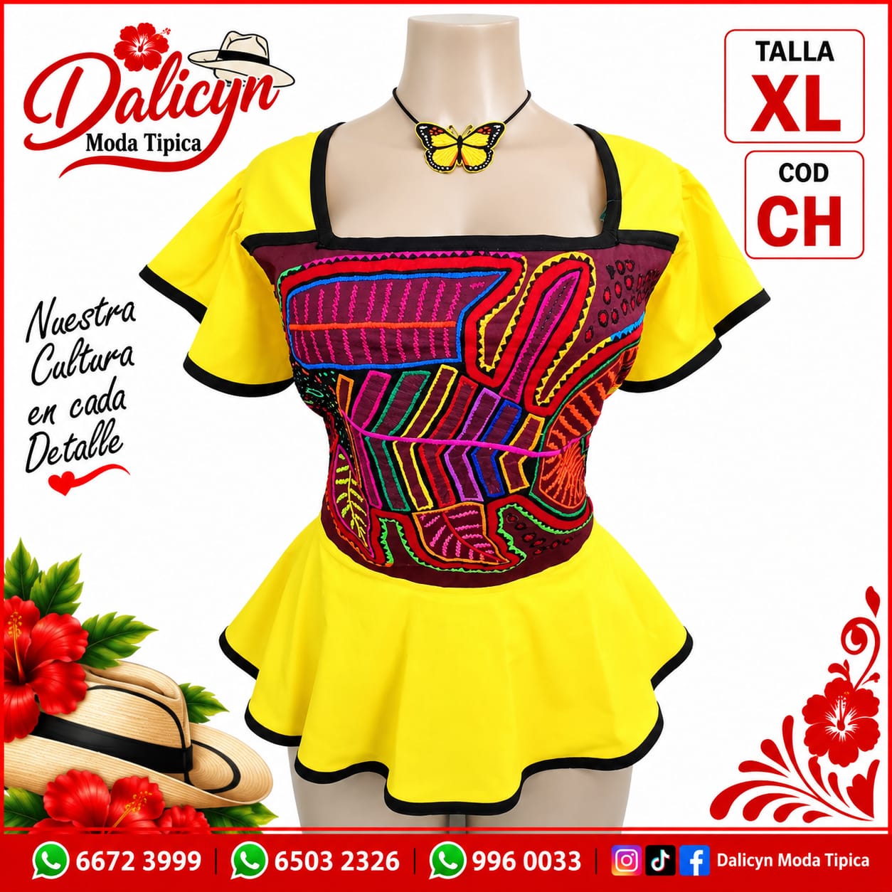 Blusa con mola estilizada